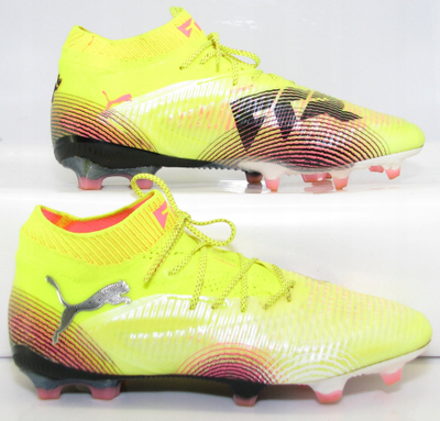 Këpucë futbolli Puma Future 8 Ultimate FG për burra, e verdhë