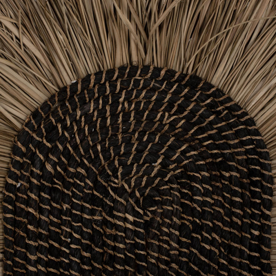 Dekor muri oval bari-abace 50×5×75 cm (HM7794), zezë