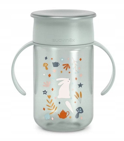 Gotë trajnimi Suavinex Wonderland 360°, 340 ml, jeshile