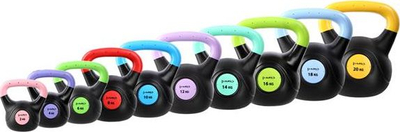 Kettlebell HMS KPC12, 12 kg, bituminoz, i zi