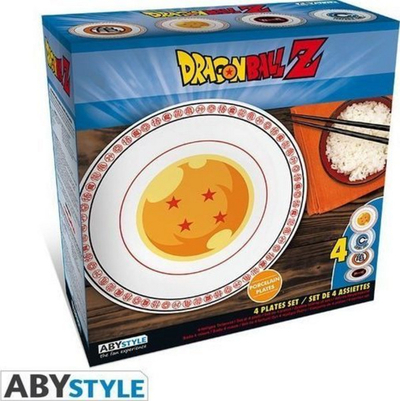 Set pjata ABYstyle Cymbal - Dragon Ball "Emblematy", të bardha