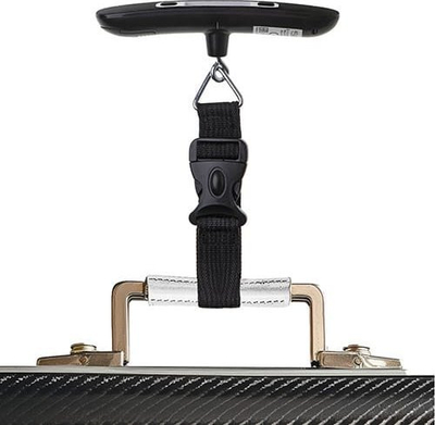Peshore portative për bagazh Adler AD 8190, deri 50kg, ekran LCD, gri