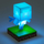 Dritë dekorative Paladone Minecraft Allay Icon Light, 11cm, me bateri, shumëngjyrëshe