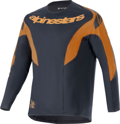 Bluzë sportive Alpinestars a-Supra Race, me mëngë të gjata, për burra, 2XL, e zezë me të artë
