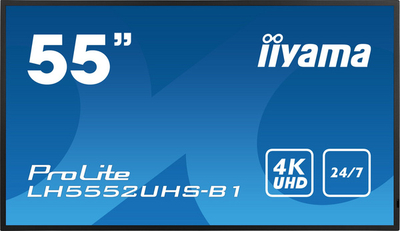 Monitor iiyama ProLite LH5552UHS, 55" (139.7 cm), 4K Ultra HD, i zi