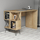Tavolinë studimi me rafte 120x60x78.8cm (HM9509.01)