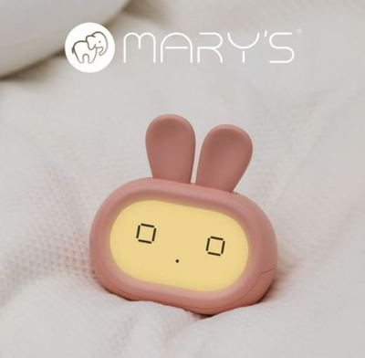 Orë alarmi Marys Rabbit, formë lepurushi, bateri rimbushëse, rozë