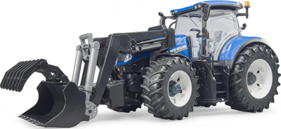 Lodër ekskavatorë Bruder New Holland T7.315, i kaltër