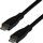 Kabllo USB C M-cab 7001335, 2m, USB 4.0 20Gbit 100W, e zezë