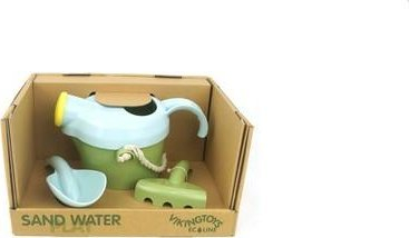Set lodrash me rërë Viking Toys Ecoline, kovatë uji, grabujë, lopatë, ngjyra-ngjyra