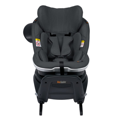 Ulëse auto BeSafe iZi Turn i-Size, 360°, ISOFIX, gri e errët