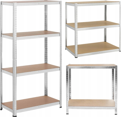 Raft magazinimi FUNFIT HOME&OFFICE, metalik, 180x90x40 cm