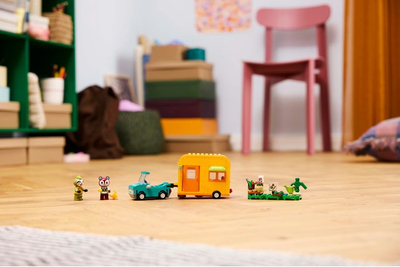 Set lodrash Sylvanian Families Leif's Caravan and Garden Shop, karavan dhe dyqan kopshti, për fëmijë