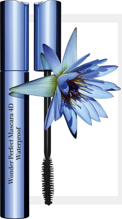 Maskara Clarins Wonder Perfect 4D Waterproof, 8 ml, e zezë