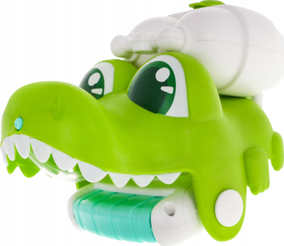 Lodër me uj Leoji Alligator Wrist Spraying, për banjo, 18+ muajsh, jeshile