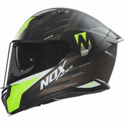 Helmetë integrale për motor Nox Blenda N401, madhësia L, e zezë