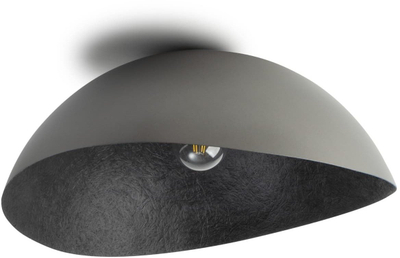 Lampë tavani Sigma Lighting Solaris S 40625, E27, 15W LED, argjendtë e zezë