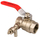 Rubinet sferik Invena MILLENIUM ZK-23-015, 1/2", me shkarkim, metalik
