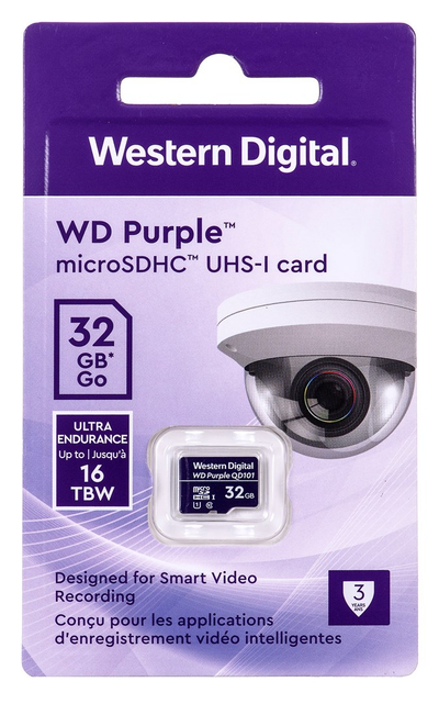 Мемориска картичка WD Purple SC QD101 32GB, microSDHC