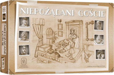 Lojë tavoline Nasza Księgarnia Undesirable Guests, detektive, nga 12 vjeç, shumëngjyrëshe