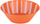 Тас Koziol Nora M Stripes, 16.4 cm, био пластика, портокалова