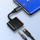 Adapter audio USAMS AU15, Type C në 3.5mm, PD 60W, i zi