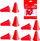 Tapa veshësh Milwaukee Red Reusable, 32 dB, set 5 copë, të kuqe