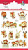 Stickers Titanium Christmas Collection CDJ 02, 11 copë, 3D, shumëngjyrësh