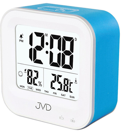 Orë me alarm JVD SB9909.3, e kaltër/bardhë