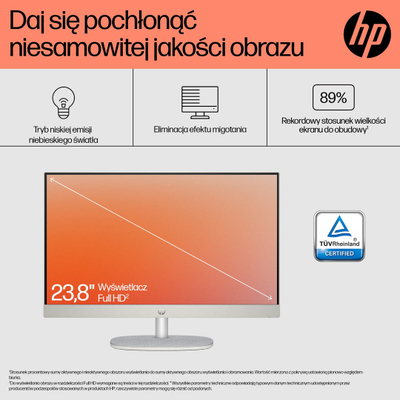 Компјутер All in One HP 24-cr0312nw, Ryzen 5, 16GB RAM, 512GB SSD, бел
