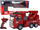 Kamion zjarrfikës me pult Fire Truck, 2WD, lodër për kalamoj, i kuq