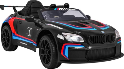 Makine elektrike për kalamaj BMW M6 GT3, 12V, me pult, e zezë