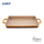 Tigan grill Cooking by Heinner ORIGINI, 36x26.4x4 cm, alumini qeramik, portokalli gri