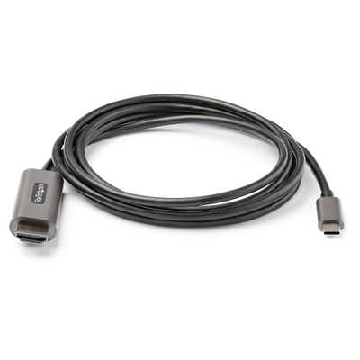 Kabllo USB-C në HDMI StarTech 6ft, 2 m, 4K 60Hz, gri