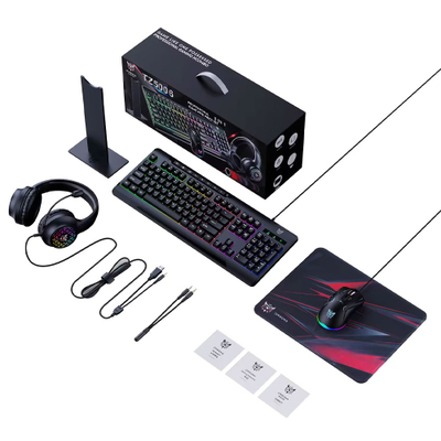  Set gaming ONIKUMA, 5 Në 1, Maus + Tastierë + Kufje + MousPad + Mbajtës