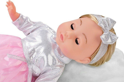 Кукла Артик Наталија Литл Стар, 36cm, со звук, сребрена и розова