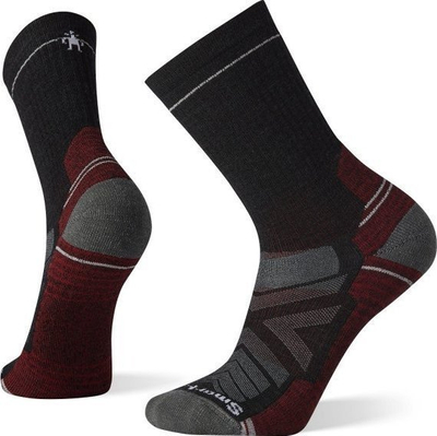 Çorape burra Smartwool Hike Light Cushion Crew, Merino, madhësia M, ngjyrë gri e errët