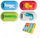 Goma fshirëse Interdruk Eraser BB Kids, set 24 copë, shumëngjyrëshe