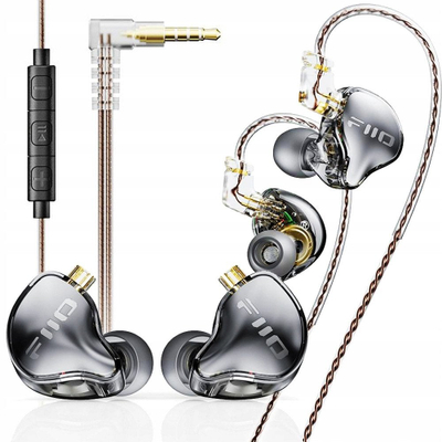 Kufje on ear FiiO JD10, me kabllo, transparente