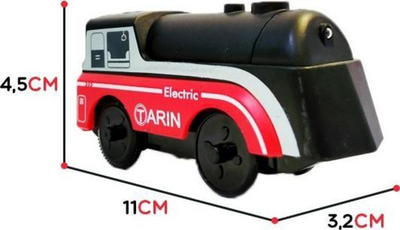 Lodër lokomotivë elektrike me magnet Woopie