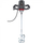 Makineri përzierëse Powermat Powe80070, 1200W, 0-700 rpm, portokalli