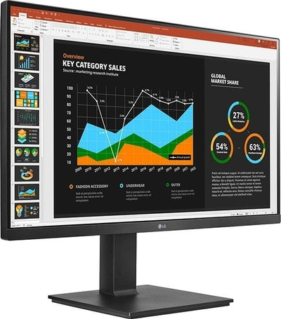 Monitor LG 27BQ75QB-B, 27", QHD, USB Type-C™, 65W, i zi