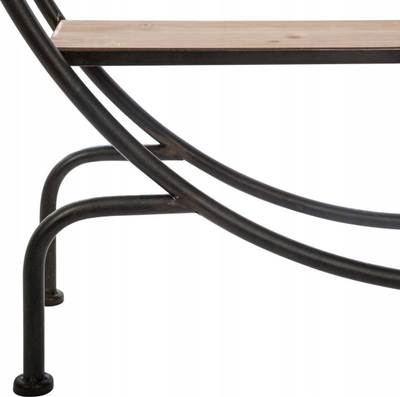 Raft tre-nivelësh Yara Round, MDF, dizajn industrial, kafe