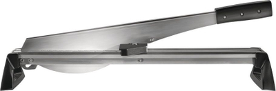 Gilotinë për panele Wolfcraft LC600, gjerësi prerjeje 465 mm, alumini, argjendtë e zezë