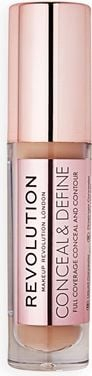 Коректор за лице Makeup Revolution Conceal and Define C11, целосно покривање, 3.4 ml