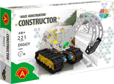 Lodra për ndërtim Digger the Excavator, set konstruktiv, për kalamaj 8+
