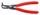 Pinca për segmente t’brendshme Knipex 48 21 J31, 210 mm, maje t’përkulme, t’kuqe