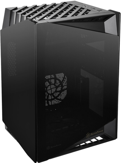 Kasë kompjuteri SilverStone Lucid LD03, TG, e zezë