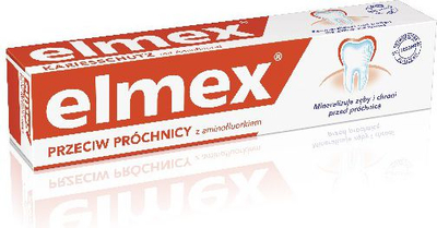 Pastë për dhëmbë Elmex Against Caries with Amino Fluoride, 75ml