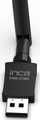 Adaptor Wi-Fi USB Inca IUWA 313BX me antenë 5 dBi, 2.4 GHz, ngjyrë e zezë